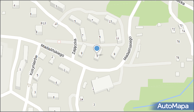 Połaniec, Madalińskiego Antoniego Józefa, gen., 3, mapa Połaniec