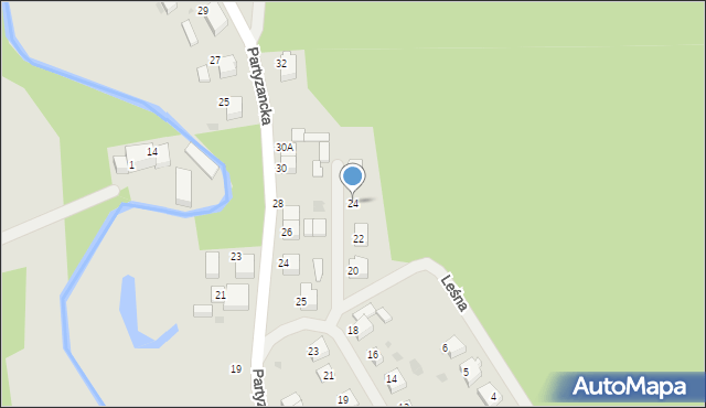 Polanów, Mariańskie Wzgórze, 24, mapa Polanów