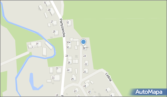 Polanów, Mariańskie Wzgórze, 26, mapa Polanów