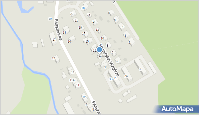 Polanów, Mariańskie Wzgórze, 7, mapa Polanów