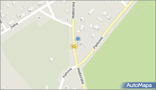 Prabuty, Malborska, 2, mapa Prabuty