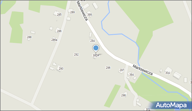Pruchnik, Markiewicza Bronisława, bł. ks., 392A, mapa Pruchnik
