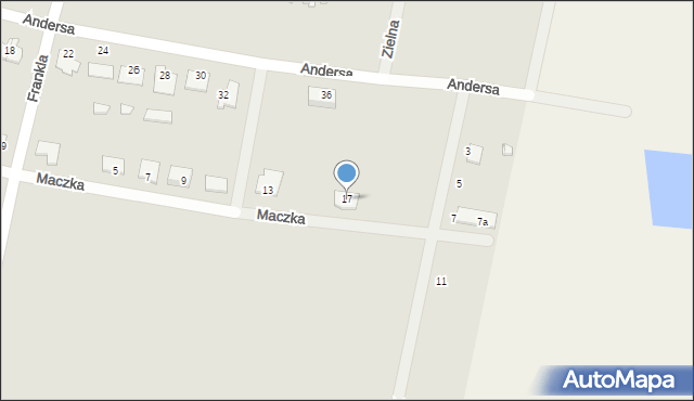 Prudnik, Maczka Stanisława, gen., 17, mapa Prudnik