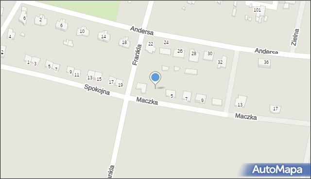 Prudnik, Maczka Stanisława, gen., 3, mapa Prudnik