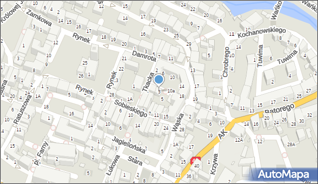 Prudnik, Małachowskiego, 3, mapa Prudnik