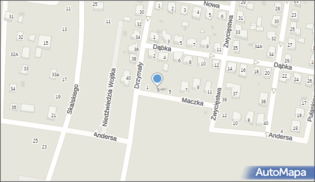 Pruszcz Gdański, Maczka Stanisława, gen., 3, mapa Pruszcz Gdański