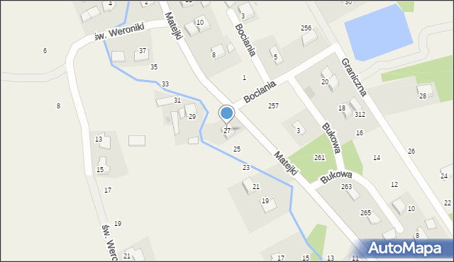 Przeginia Narodowa, Matejki Jana, 27, mapa Przeginia Narodowa