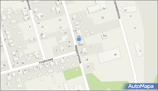 Przeźmierowo, Magazynowa, 17, mapa Przeźmierowo