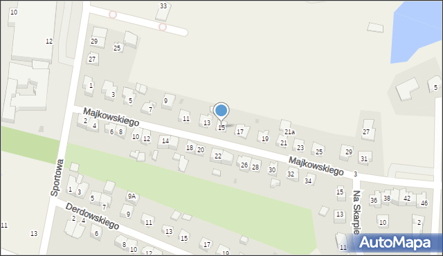 Przodkowo, Majkowskiego Aleksandra, 15, mapa Przodkowo