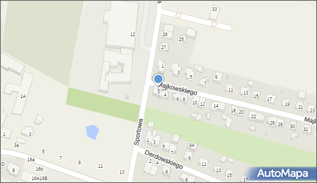 Przodkowo, Majkowskiego Aleksandra, 2, mapa Przodkowo