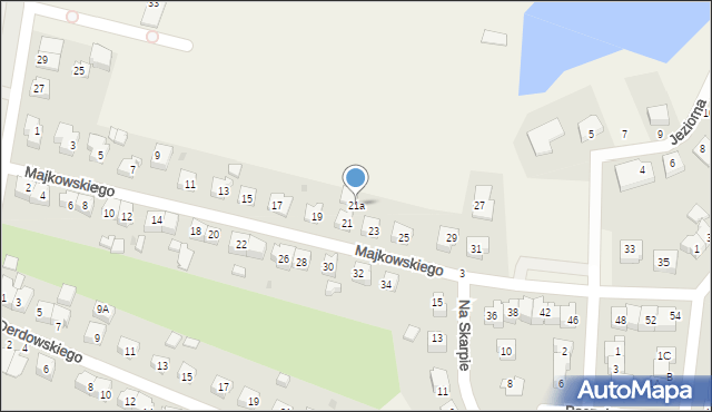 Przodkowo, Majkowskiego Aleksandra, 21a, mapa Przodkowo