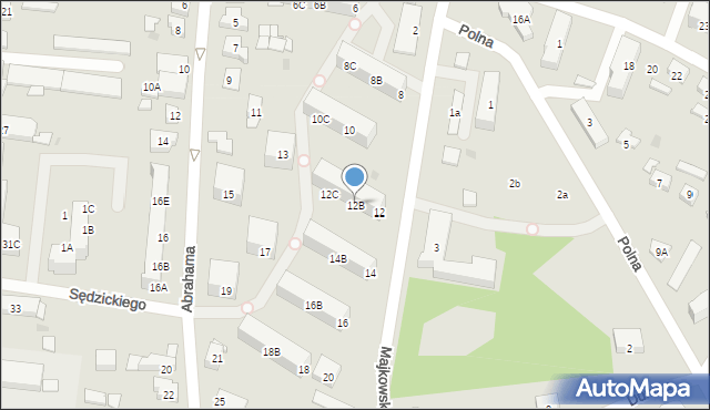 Puck, Majkowskiego Aleksandra, dr., 12B, mapa Puck