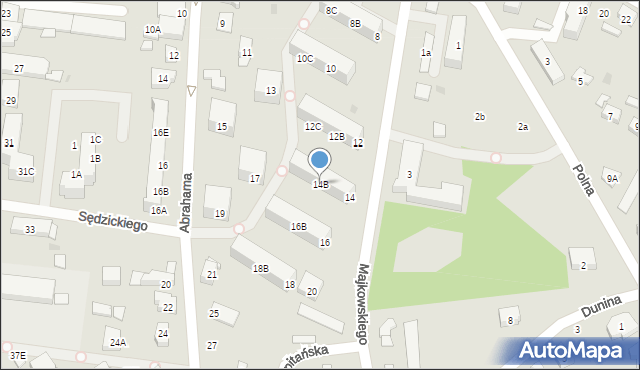 Puck, Majkowskiego Aleksandra, dr., 14B, mapa Puck