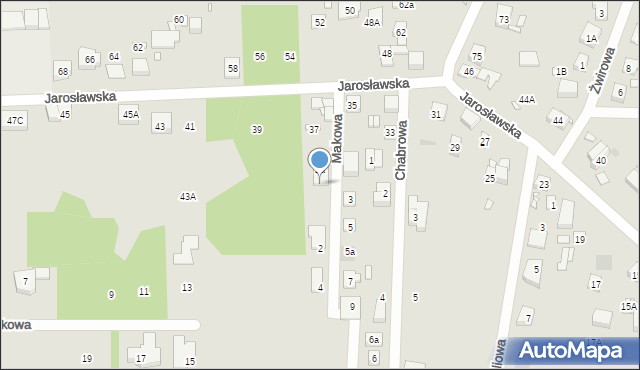 Puszczykowo, Makowa, 2b, mapa Puszczykowo