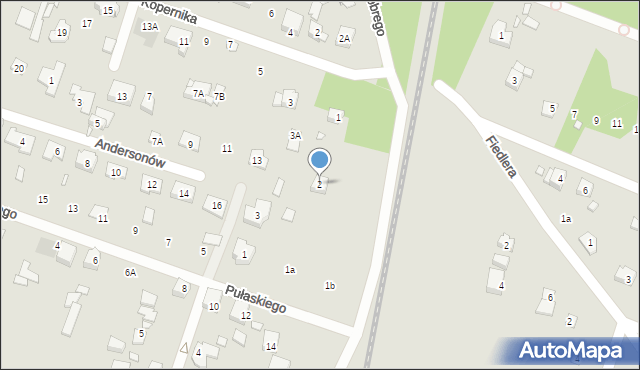 Puszczykowo, Marcinkowskiego Karola, 2, mapa Puszczykowo