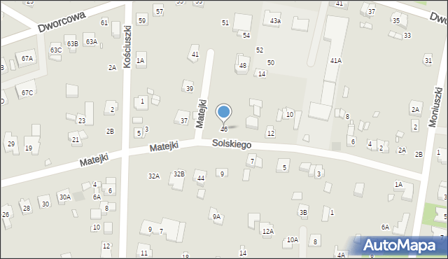 Puszczykowo, Matejki Jana, 46, mapa Puszczykowo