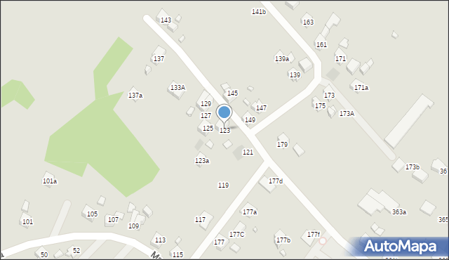 Radlin, Mariacka, 123, mapa Radlin