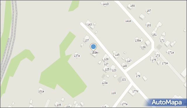 Radlin, Mariacka, 135a, mapa Radlin