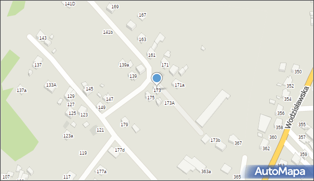 Radlin, Mariacka, 173, mapa Radlin