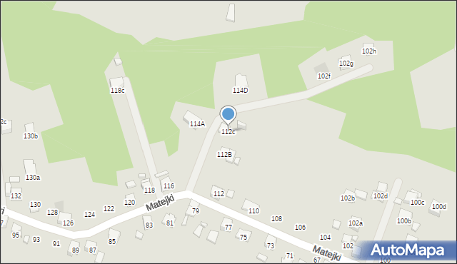 Radlin, Matejki Jana, 112c, mapa Radlin