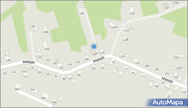 Radlin, Matejki Jana, 118, mapa Radlin
