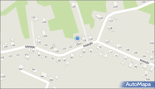 Radlin, Matejki Jana, 120, mapa Radlin