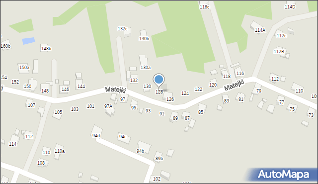 Radlin, Matejki Jana, 128, mapa Radlin