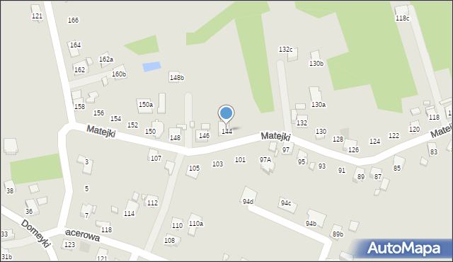 Radlin, Matejki Jana, 144, mapa Radlin