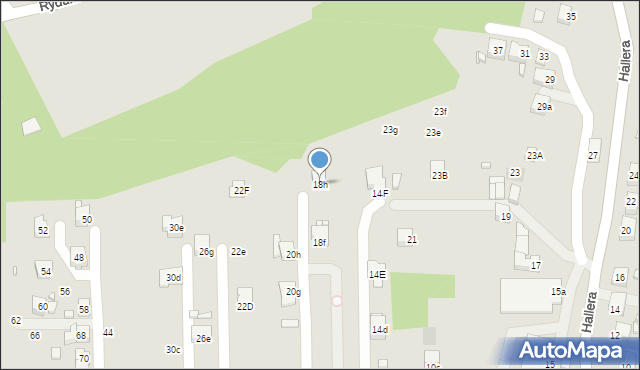 Radlin, Matejki Jana, 18h, mapa Radlin