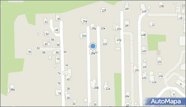 Radlin, Matejki Jana, 26e, mapa Radlin