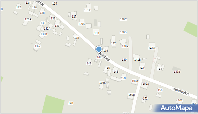 Radom, Malenicka, 144, mapa Radomia