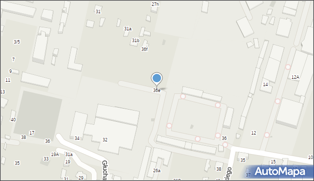 Radom, Marjańskiego Józefa, 36e, mapa Radomia