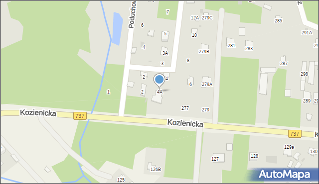 Radom, Małopolska, 4A, mapa Radomia