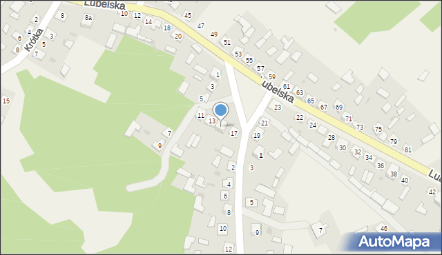 Radomyśl nad Sanem, Mały Rynek, 15, mapa Radomyśl nad Sanem