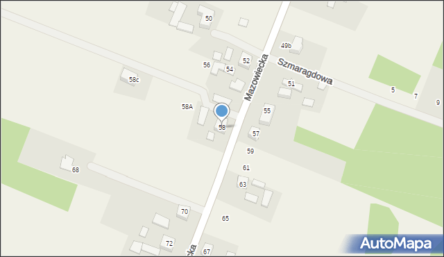 Radziwiłłów, Mazowiecka, 58, mapa Radziwiłłów