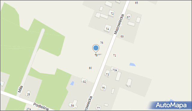 Radziwiłłów, Mazowiecka, 78, mapa Radziwiłłów