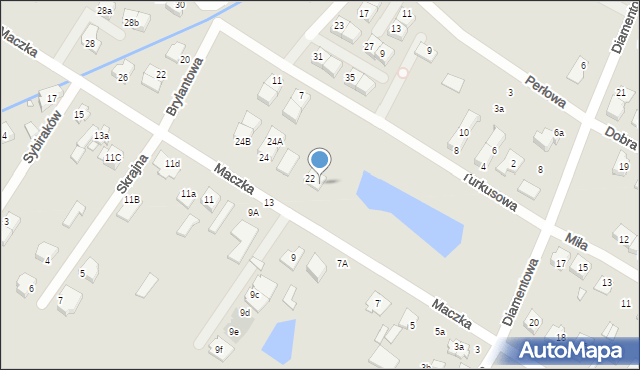 Radzymin, Maczka Stanisława, gen., 22A, mapa Radzymin