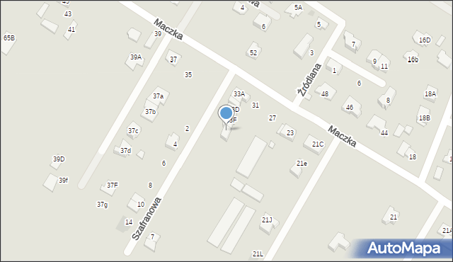 Radzymin, Maczka Stanisława, gen., 33H, mapa Radzymin