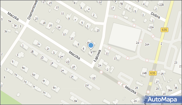 Radzymin, Maczka Stanisława, gen., 4, mapa Radzymin