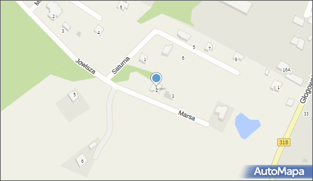Radzyń, Marsa, 2, mapa Radzyń
