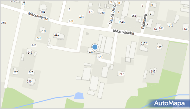 Rajszew, Mazowiecka, 225, mapa Rajszew