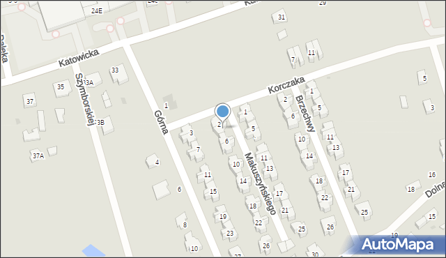 Rawa Mazowiecka, Makuszyńskiego Kornela, 4, mapa Rawa Mazowiecka