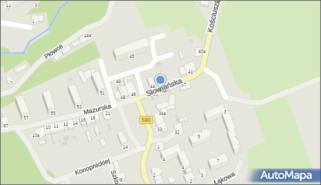 Reszel, Mazurska, 35-36, mapa Reszel