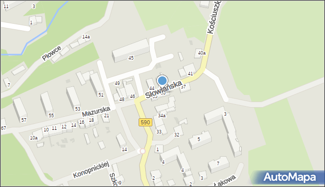 Reszel, Mazurska, 36, mapa Reszel