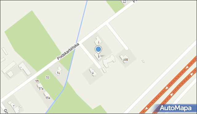 Robercin, Maciejki, 3, mapa Robercin