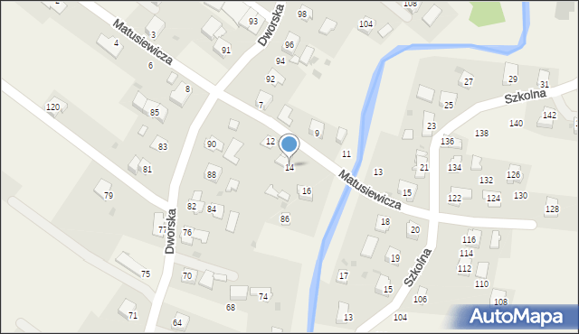 Rogi, Matusiewicza Franciszka, 14, mapa Rogi