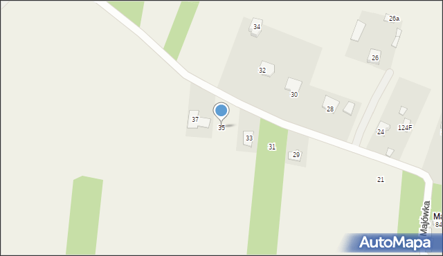 Romanów, Majewskiego Józefa, 35, mapa Romanów