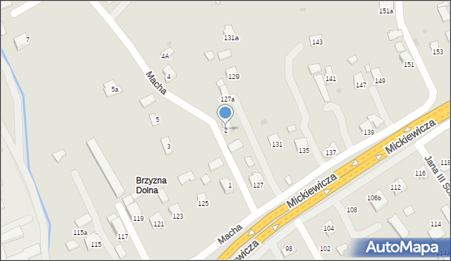 Ropczyce, Macha Wilhelma, 2, mapa Ropczyce