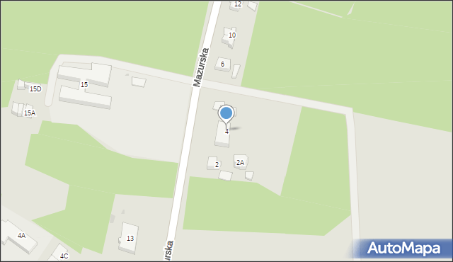 Ruciane-Nida, Mazurska, 4, mapa Ruciane-Nida