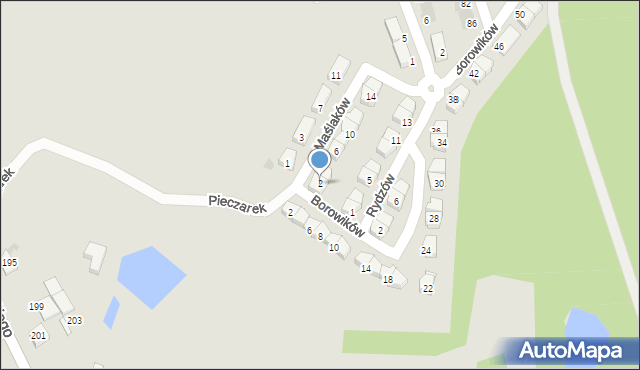 Ruda Śląska, Maślaków, 2, mapa Rudy Śląskiej